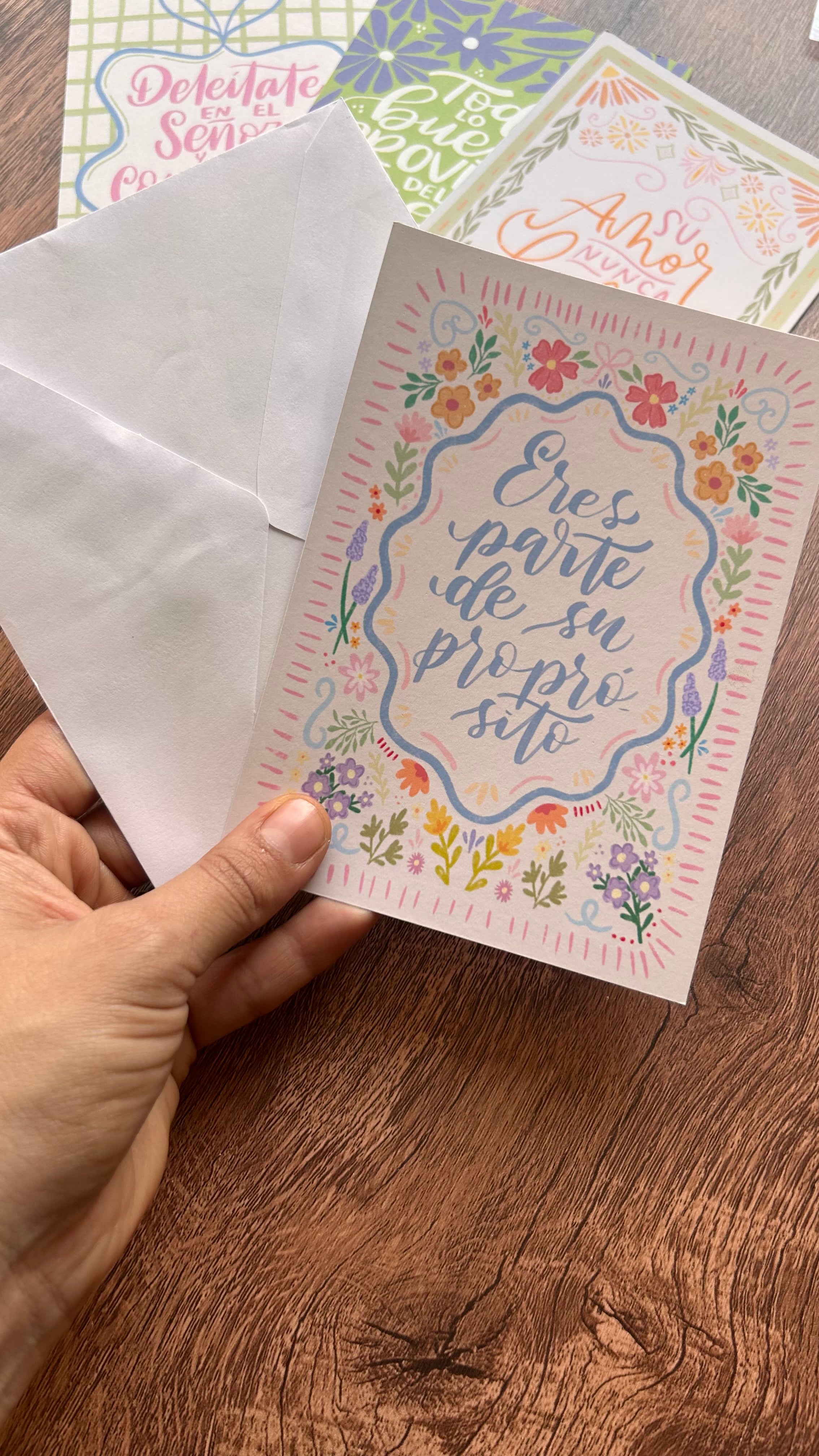 Tarjetas para bendecir