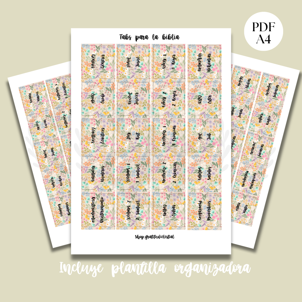 Tabs para biblia  digital (pdf)  #9