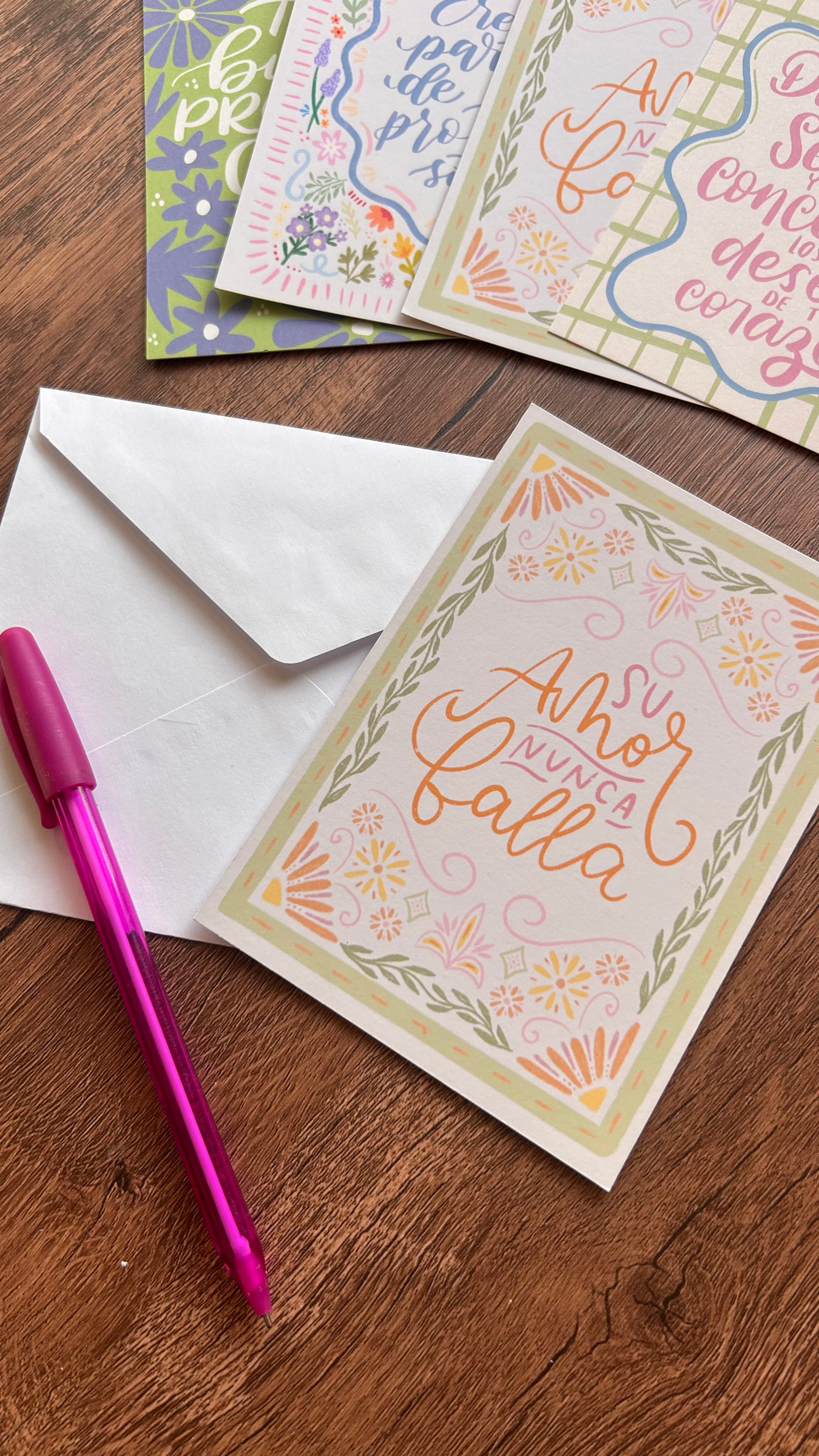 Tarjetas para bendecir