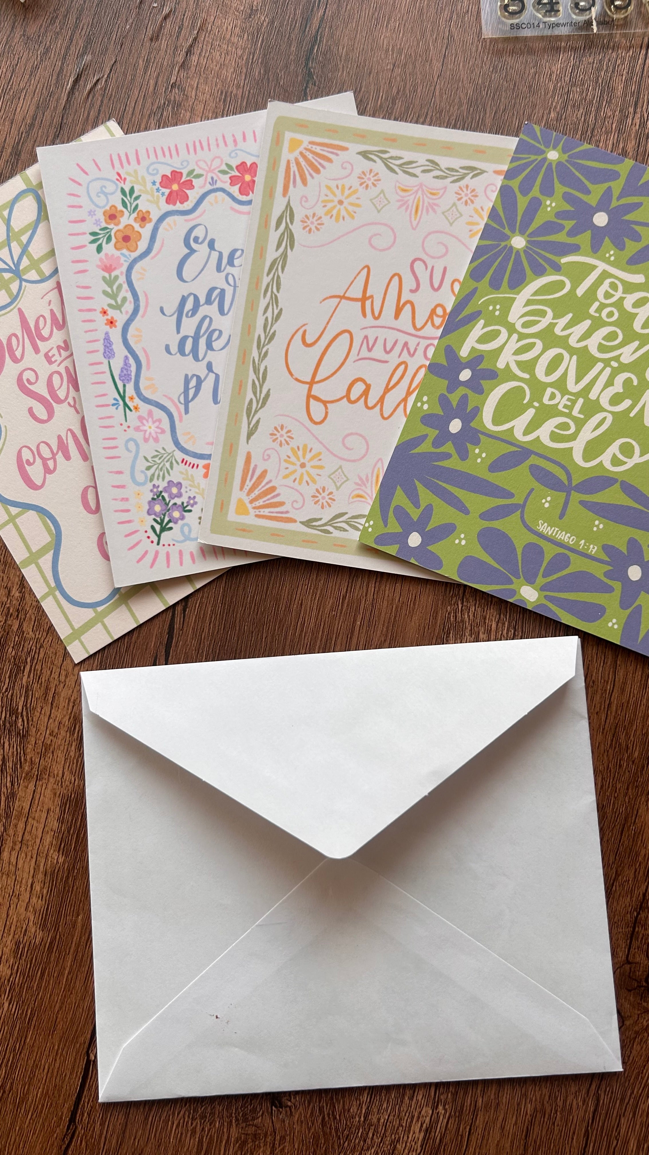 Tarjetas para bendecir
