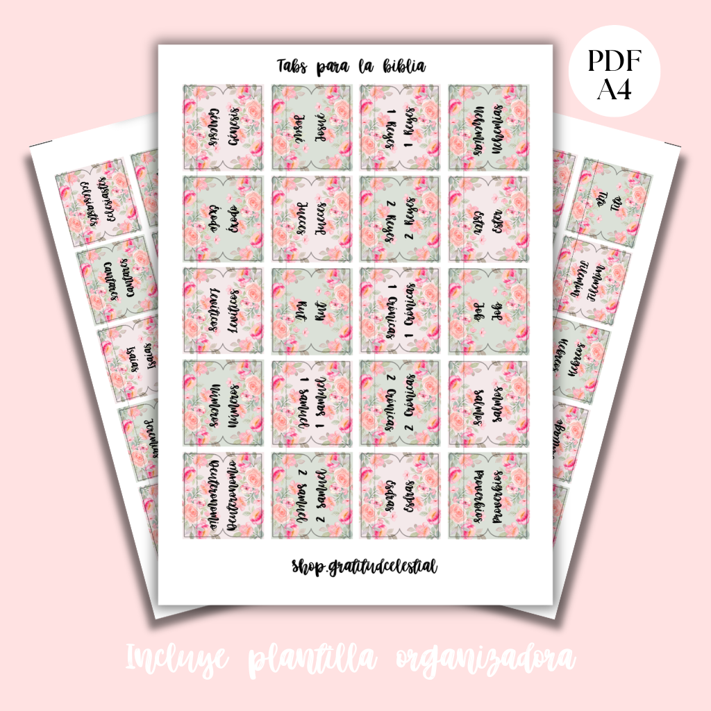 Tabs para biblia  digital (pdf)  #6