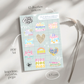 Sheet de 12 stickers digital (pdf) #3
