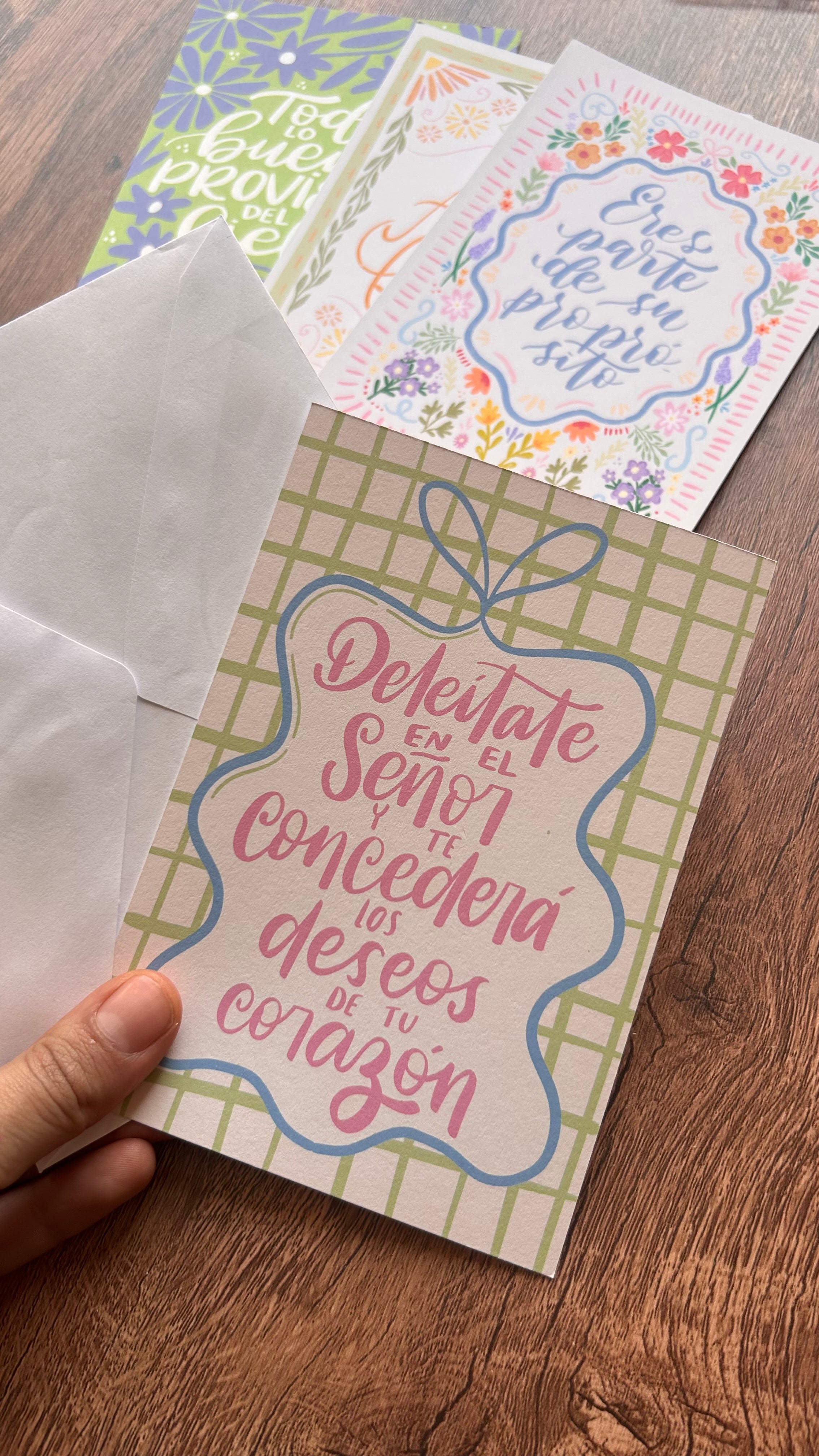 Tarjetas para bendecir