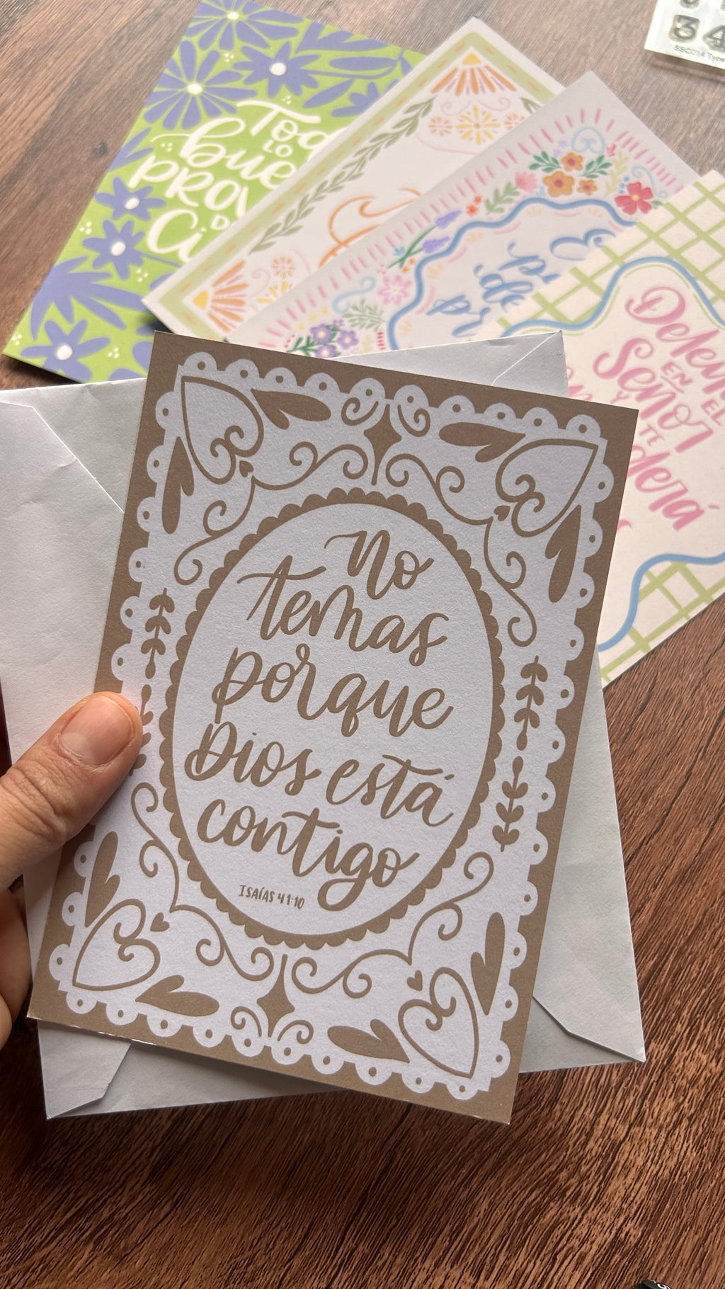 Tarjetas para bendecir
