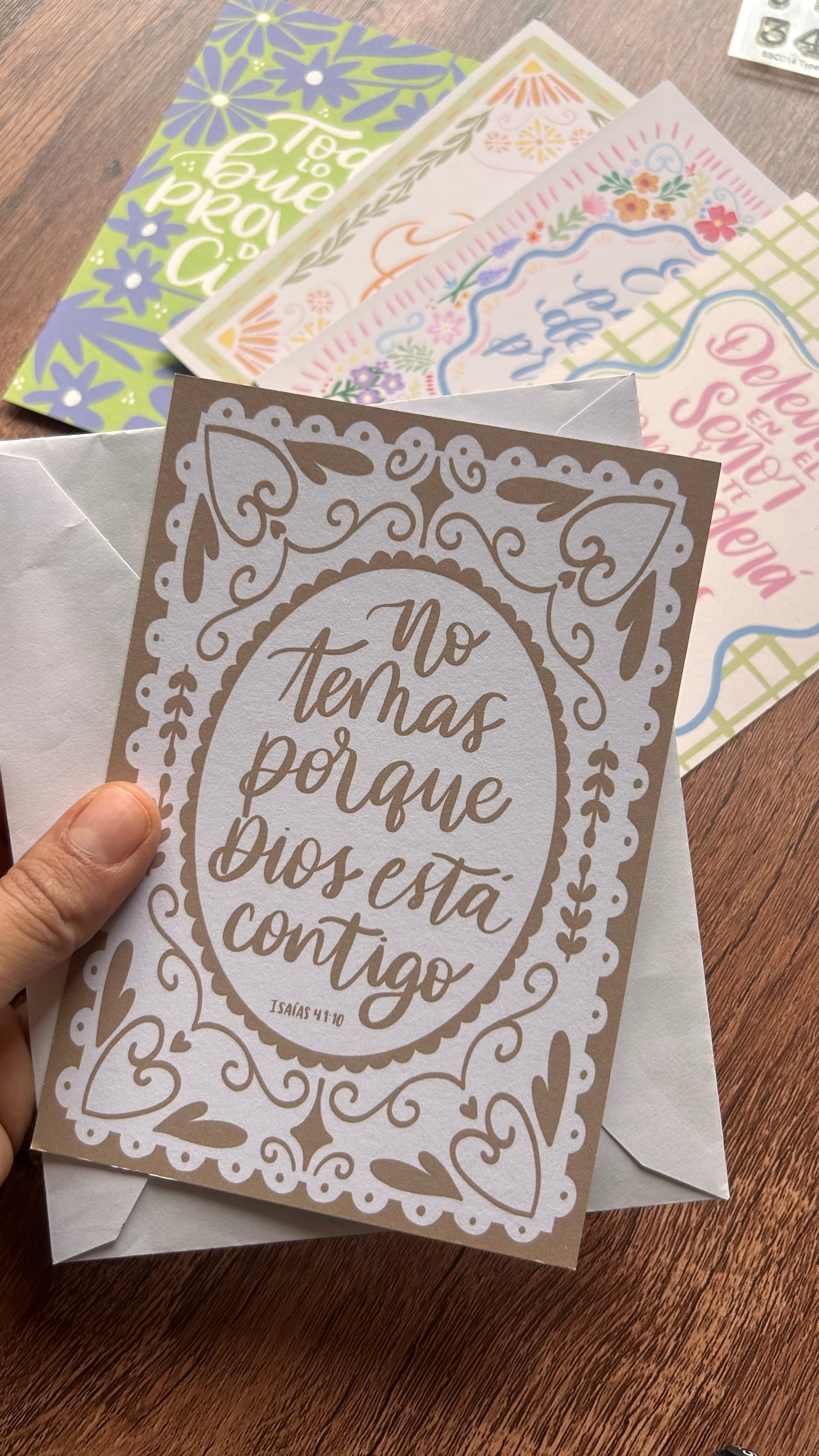 Tarjetas para bendecir