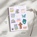 Sheet de 12 stickers digitales (pdf) #5