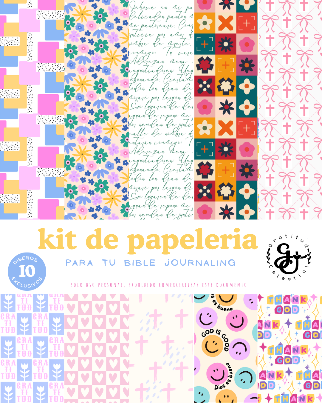 Kit de papeleria digital #1 (PDF) A5