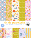 Kit de papeleria digital  #3 (PDF) A5